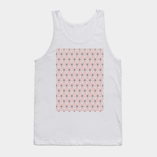 Spaceship Earth Geometric Pattern Millennial Pink Tank Top